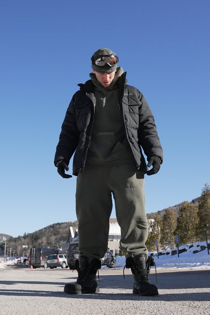 Monochromatic Cuffed Sweatpants