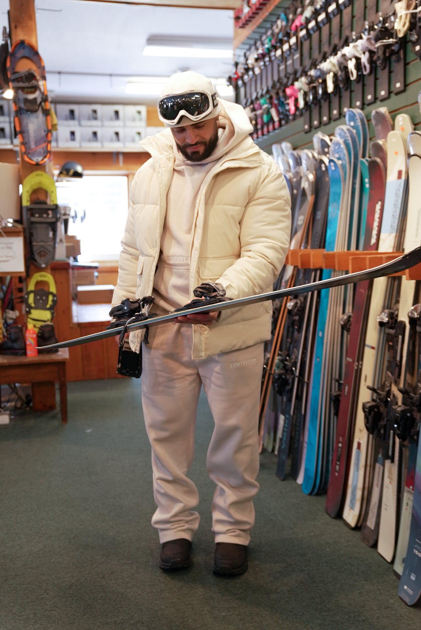 Monochromatic Straight Leg Sweatpants