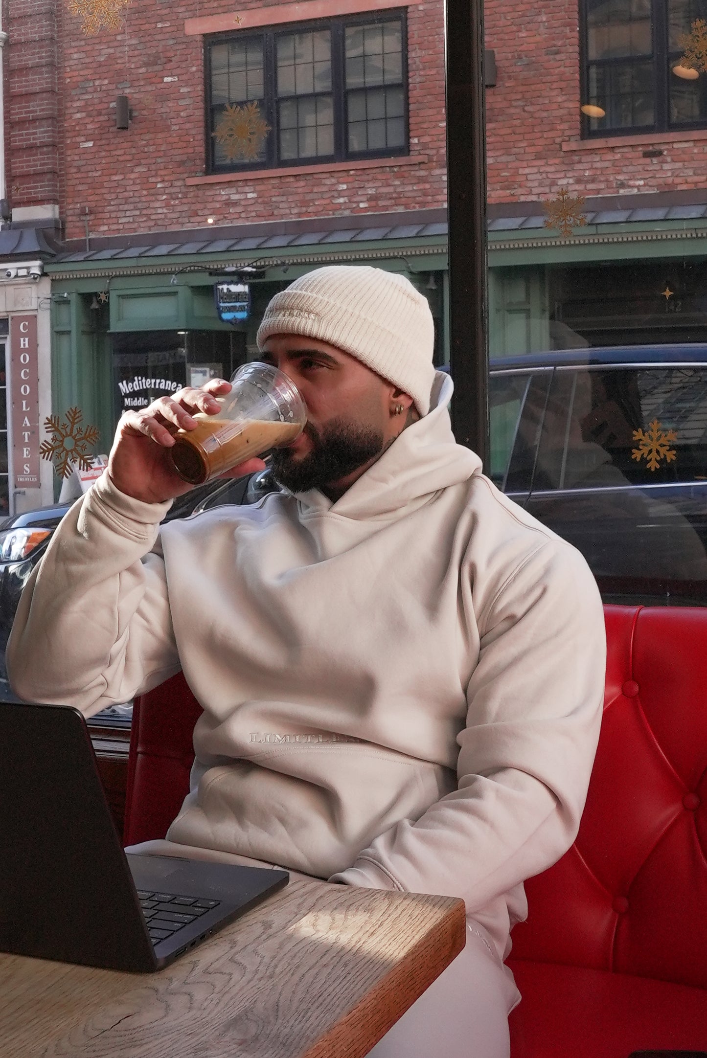 Monochromatic Pullover Hoodie