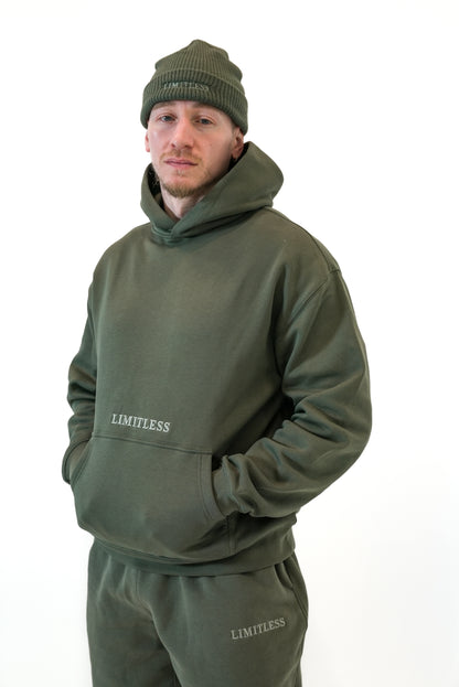 Monochromatic Pullover Hoodie
