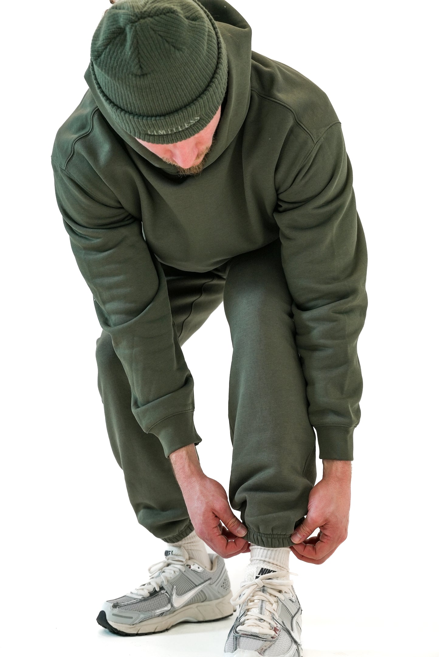 Monochromatic Cuffed Sweatpants