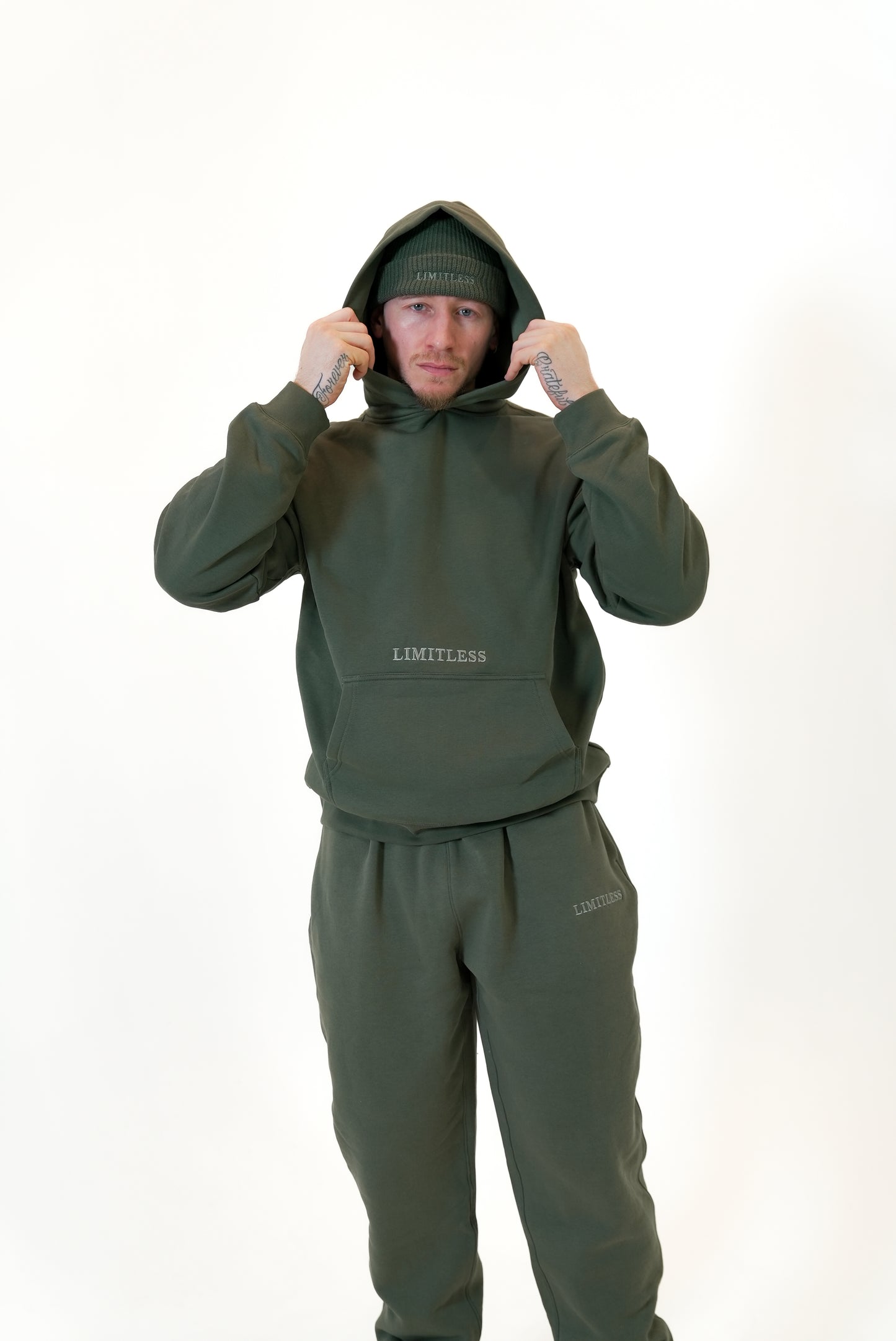 Monochromatic Pullover Hoodie